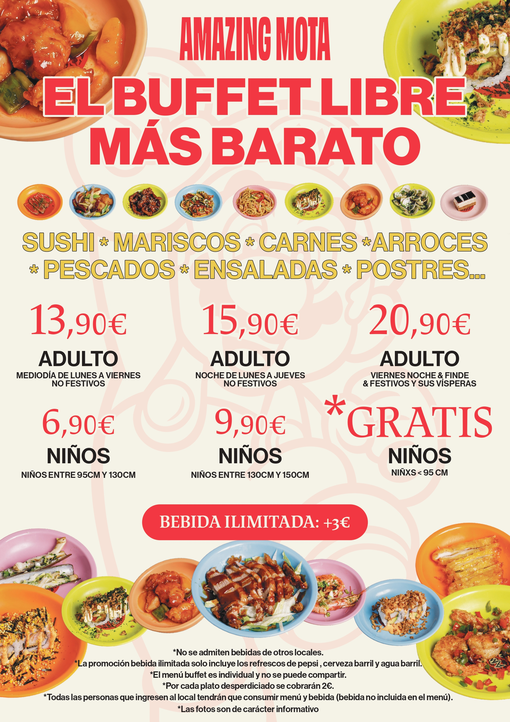 Precio de Buffet