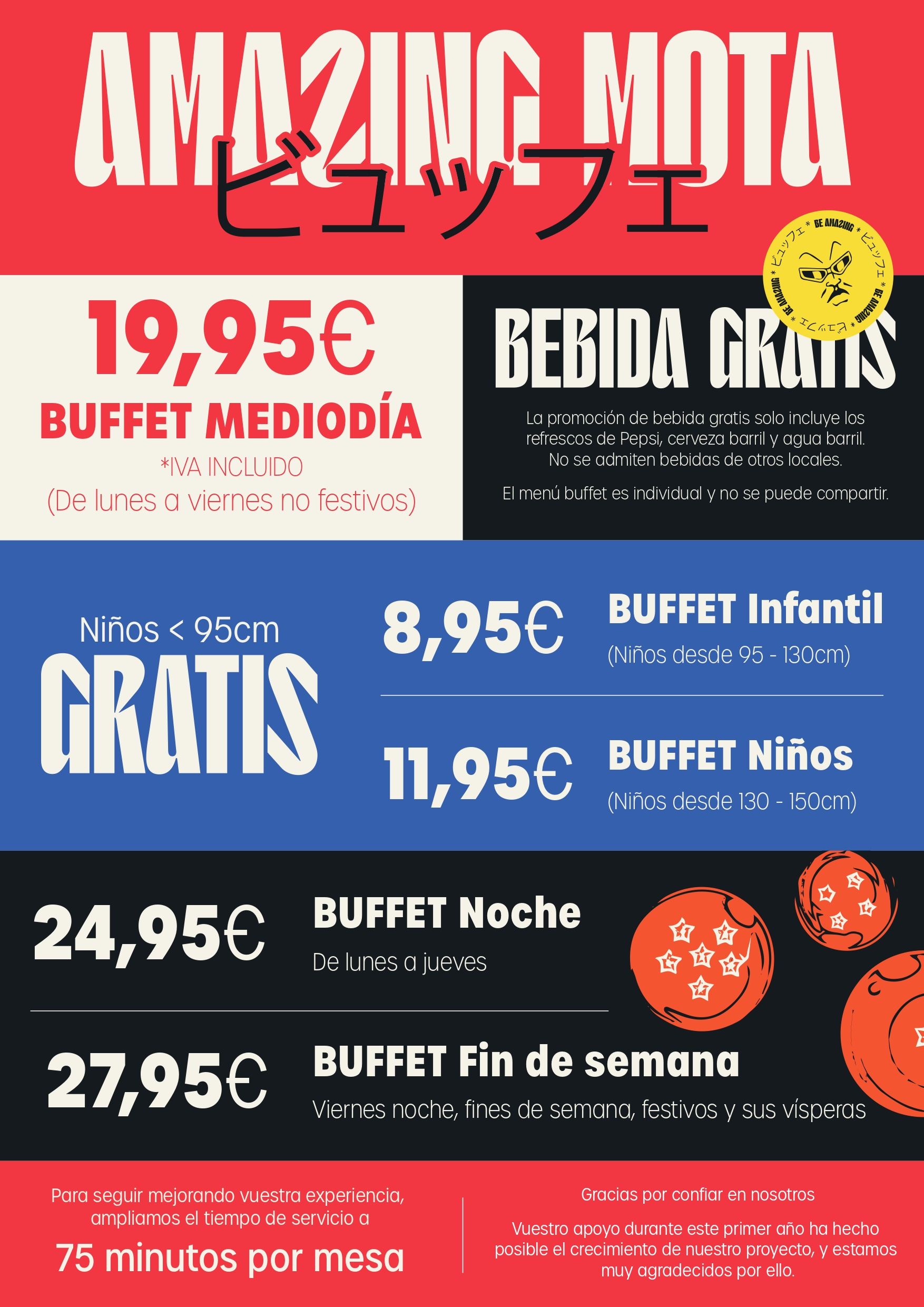 Precio de Buffet